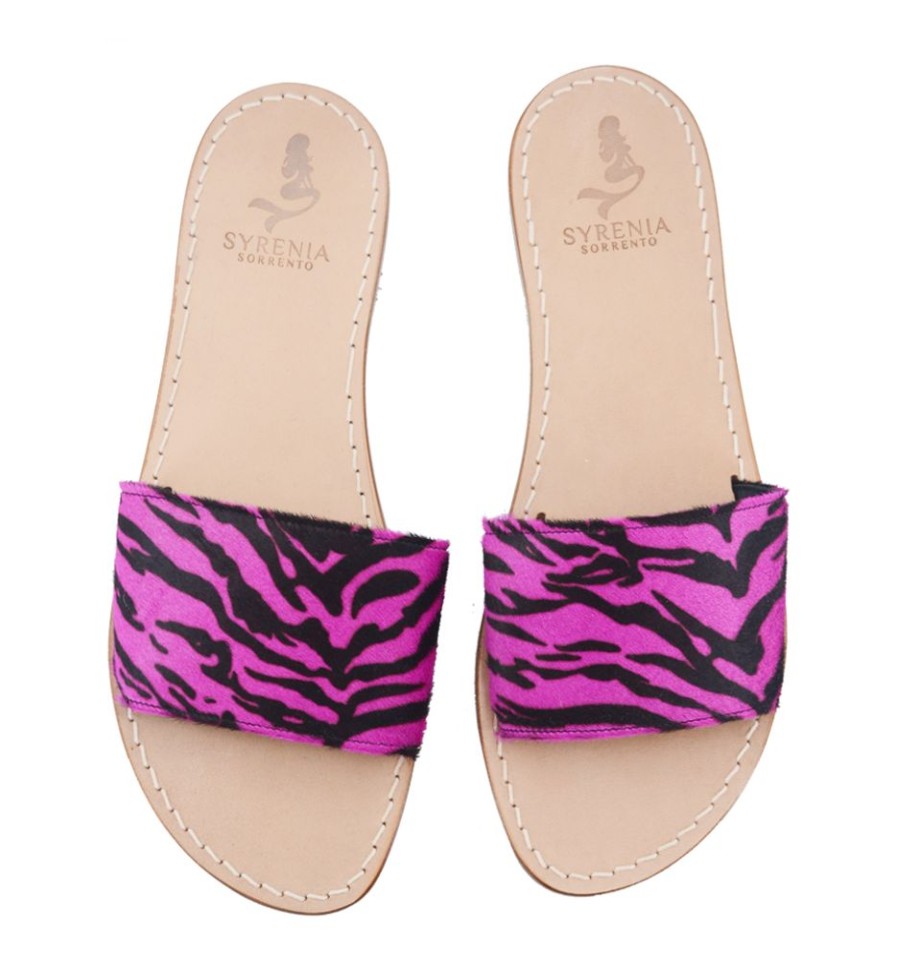 Sandali Syrenia | Sandali Fascia Animalier Zebrato Fucsia