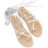 Sandali Syrenia | Sandali Jeranto Gladiators Treccina Argento