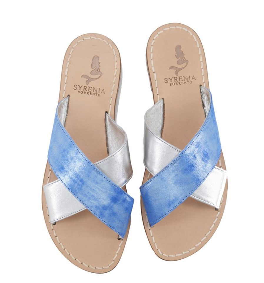 Sandali Syrenia | Sandali Xenia Blue Sky E Argento