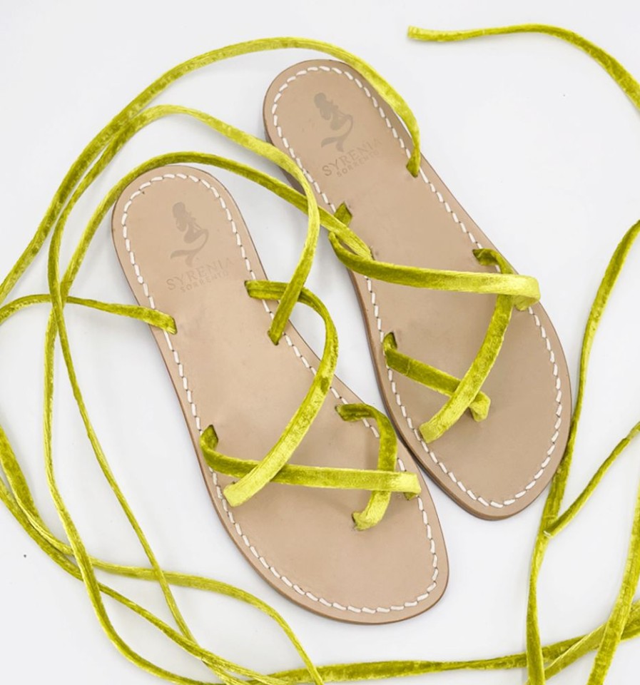 Sandali Syrenia | Sandali Salento Gladiators Velvet Lime