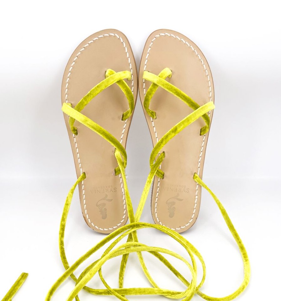 Sandali Syrenia | Sandali Salento Gladiators Velvet Lime