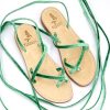 Sandali Syrenia | Sandali Salento Gladiators Velvet Verde