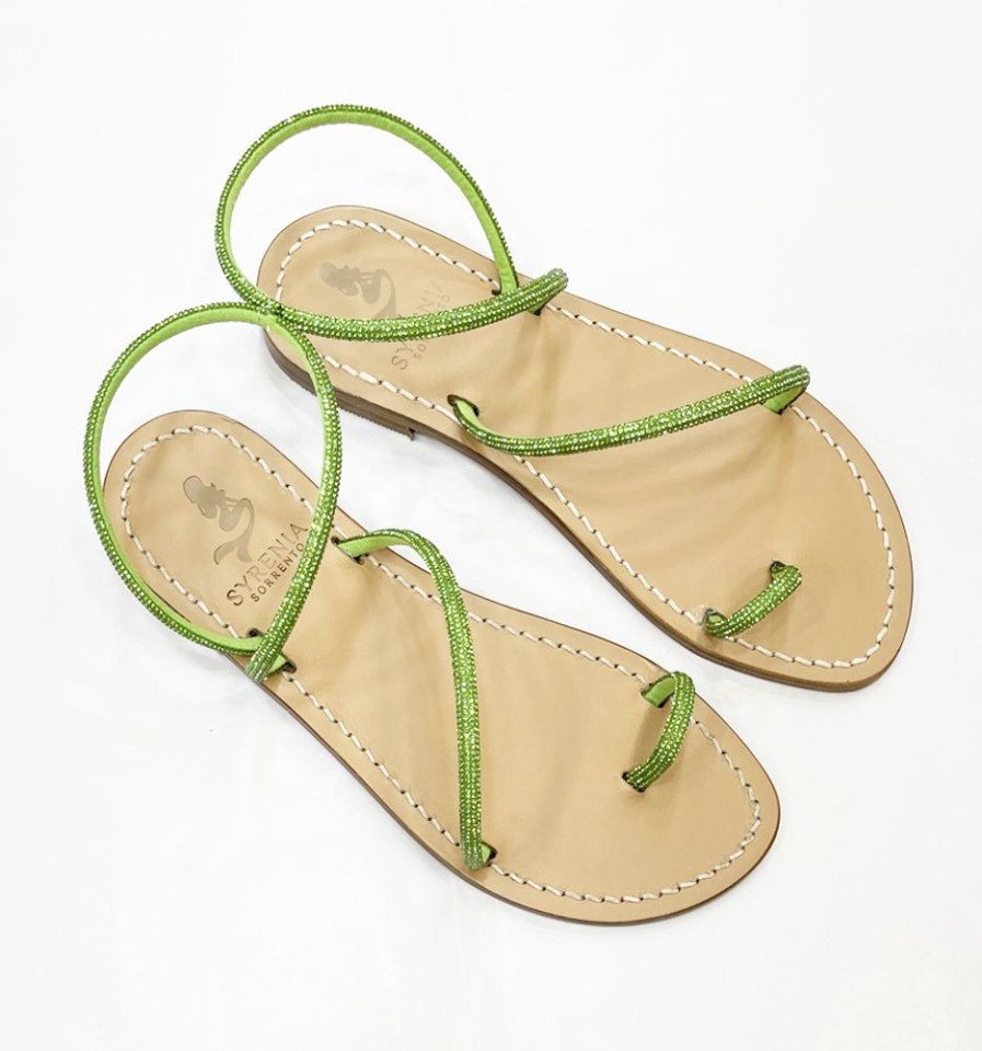 Sandali Syrenia | Sandali Luxor Shine Verde