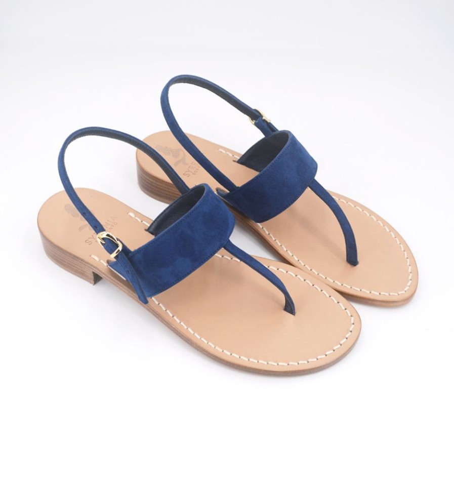 Sandali Syrenia | Sandali Amalfi Camoscio Blu