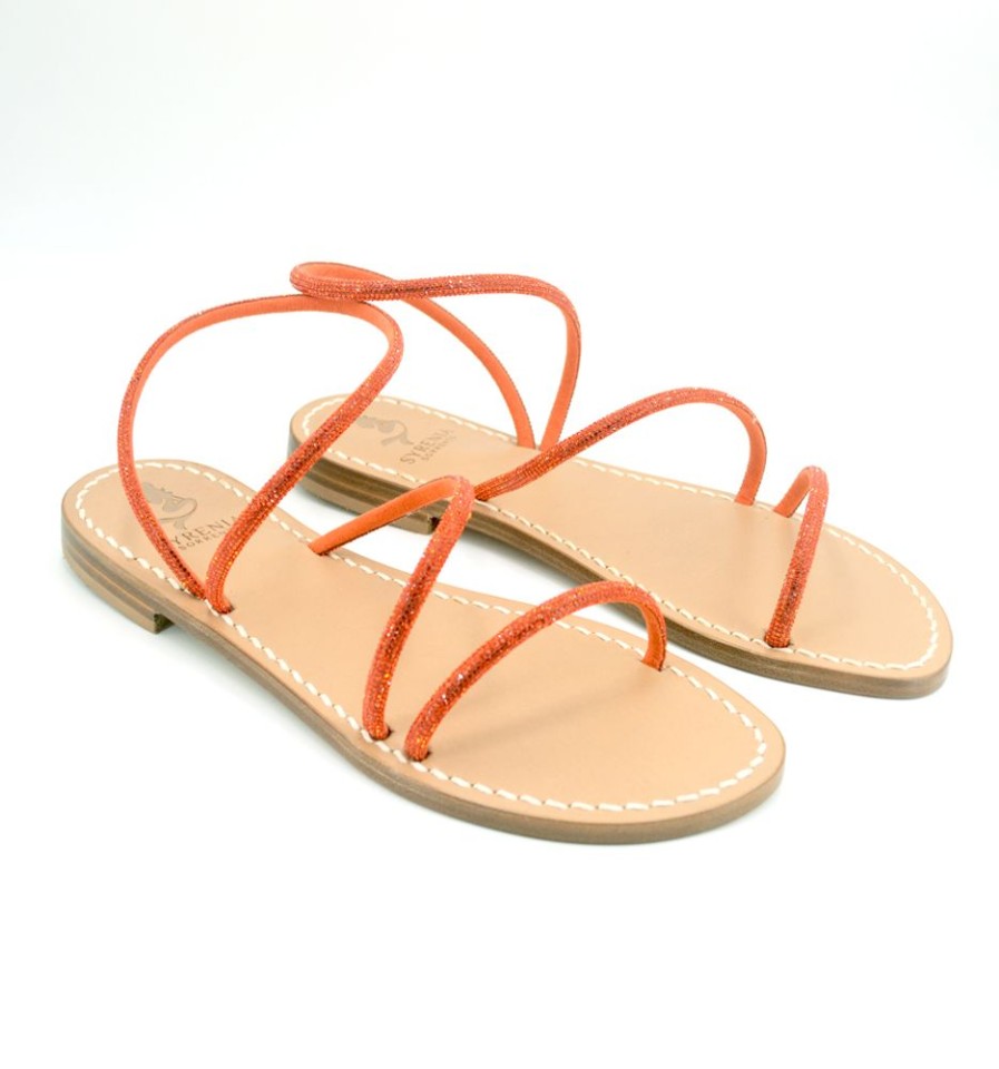 Sandali Syrenia | Sandali Linosa Shine Pave Arancione